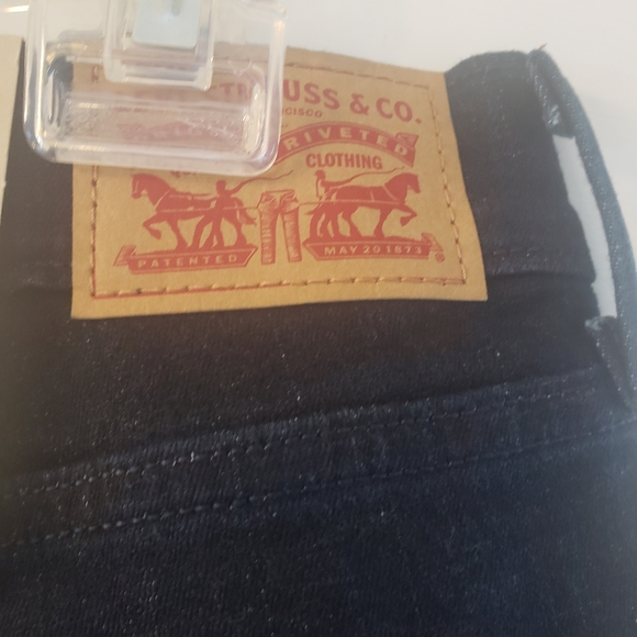 NWT 505 Straight dark wash Levi's jeans 8 , 29/30 - Picture 10 of 14